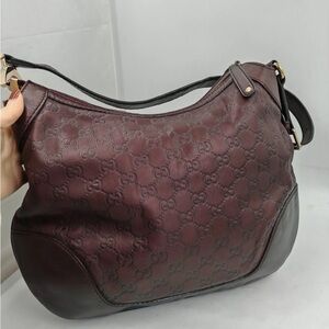 Gucci Women's Dark Burgundy Hobo Bag